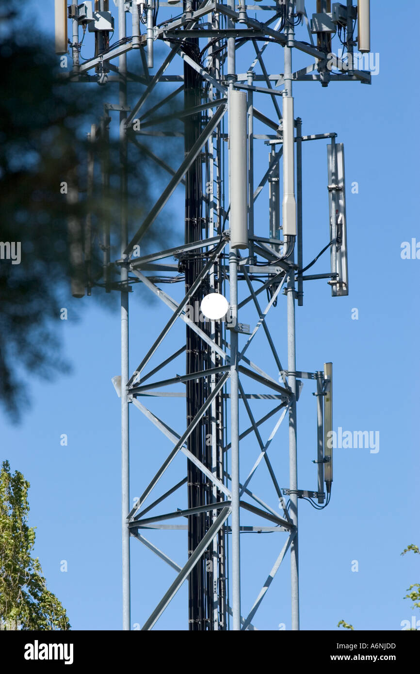 Mobile Phone base station tower antenna array,