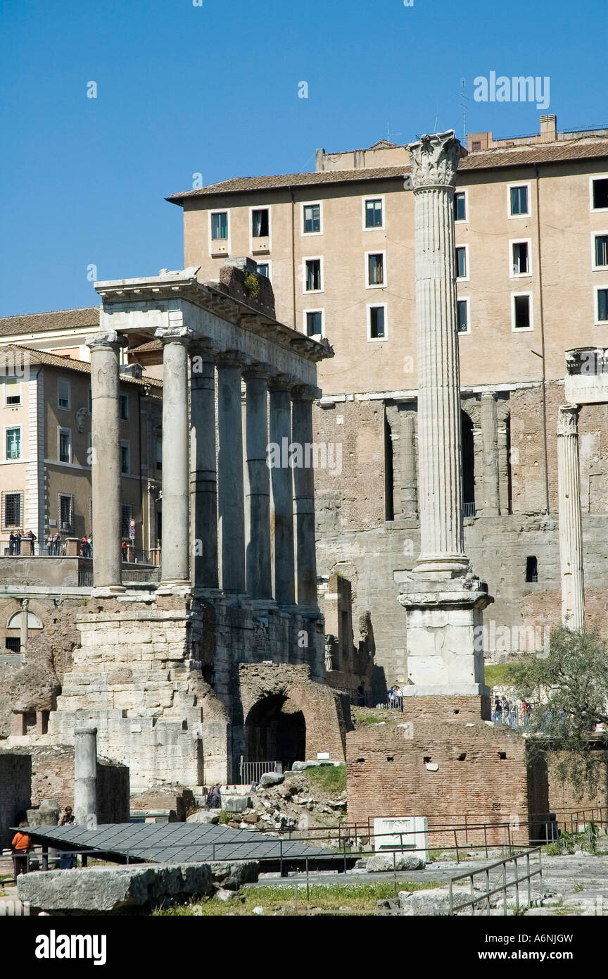 A picture of some of the ruins of ancient Rome Stock Photo - Alamy