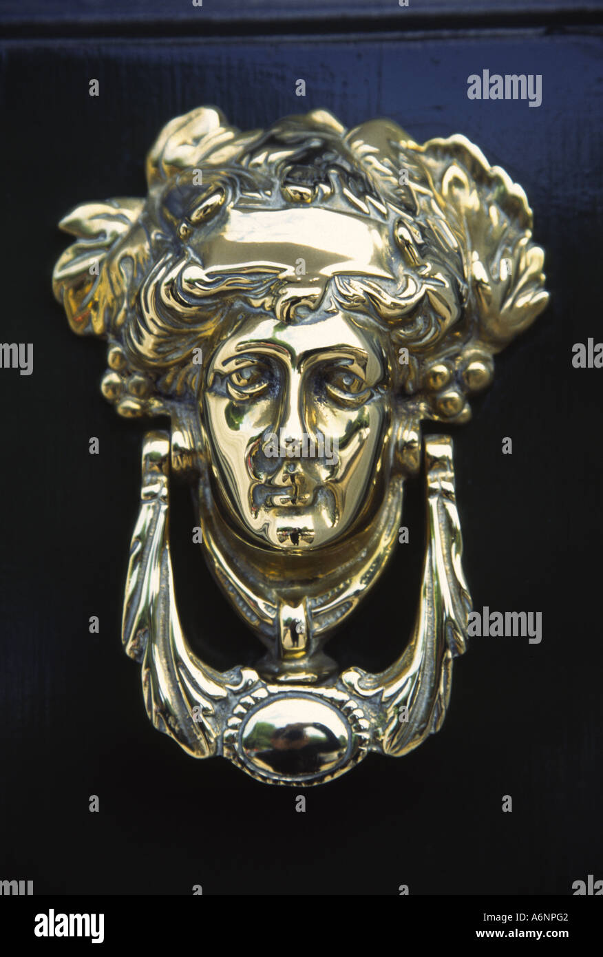 Door Knocker Dublin Ireland Stock Photo Alamy