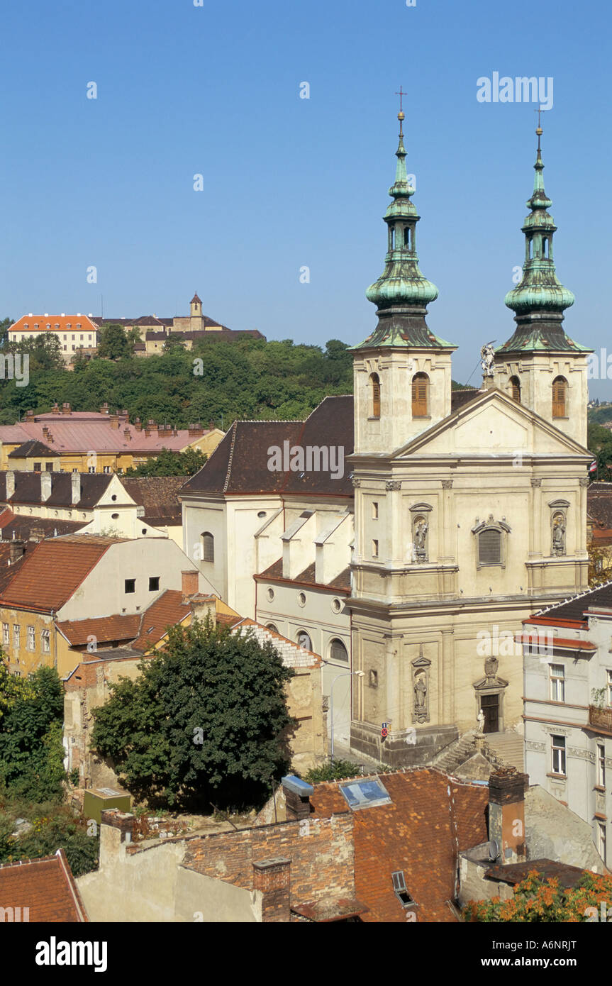 Church of Poor Clares Castle Bratislava Slovakia Europe Stock Photo