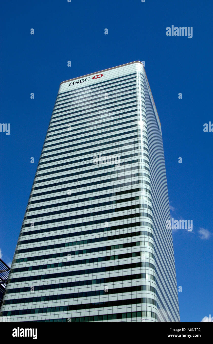 HSBC, Canary Wharf, Docklands, London England UK Stock Photo