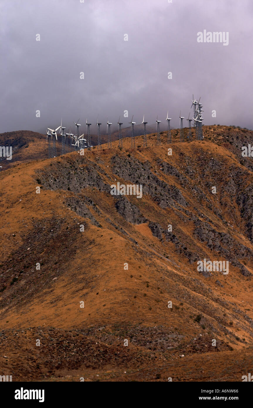 Wind Farm Generators Stock Photo