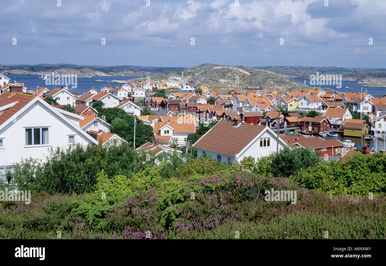Houses. Island of Gullholmen on Swedens West Coast Stock Photo Alamy