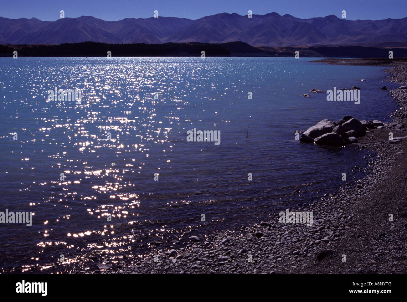 Lake Tekapo, South Island, New Zealand Stock Photo - Alamy