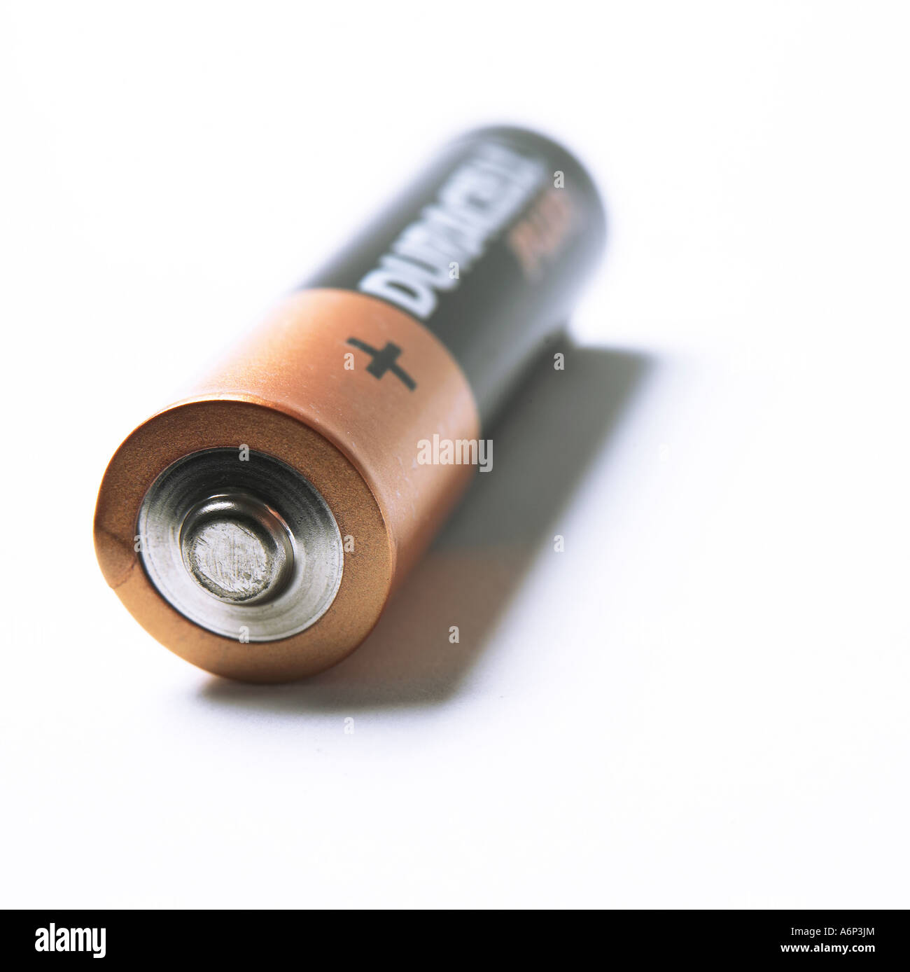 duracell battery with a short depth of field Stock Photo