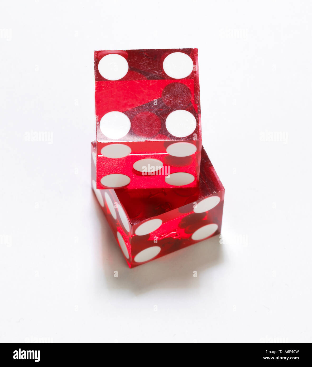 Two dice stack red hires stock photography and images Alamy