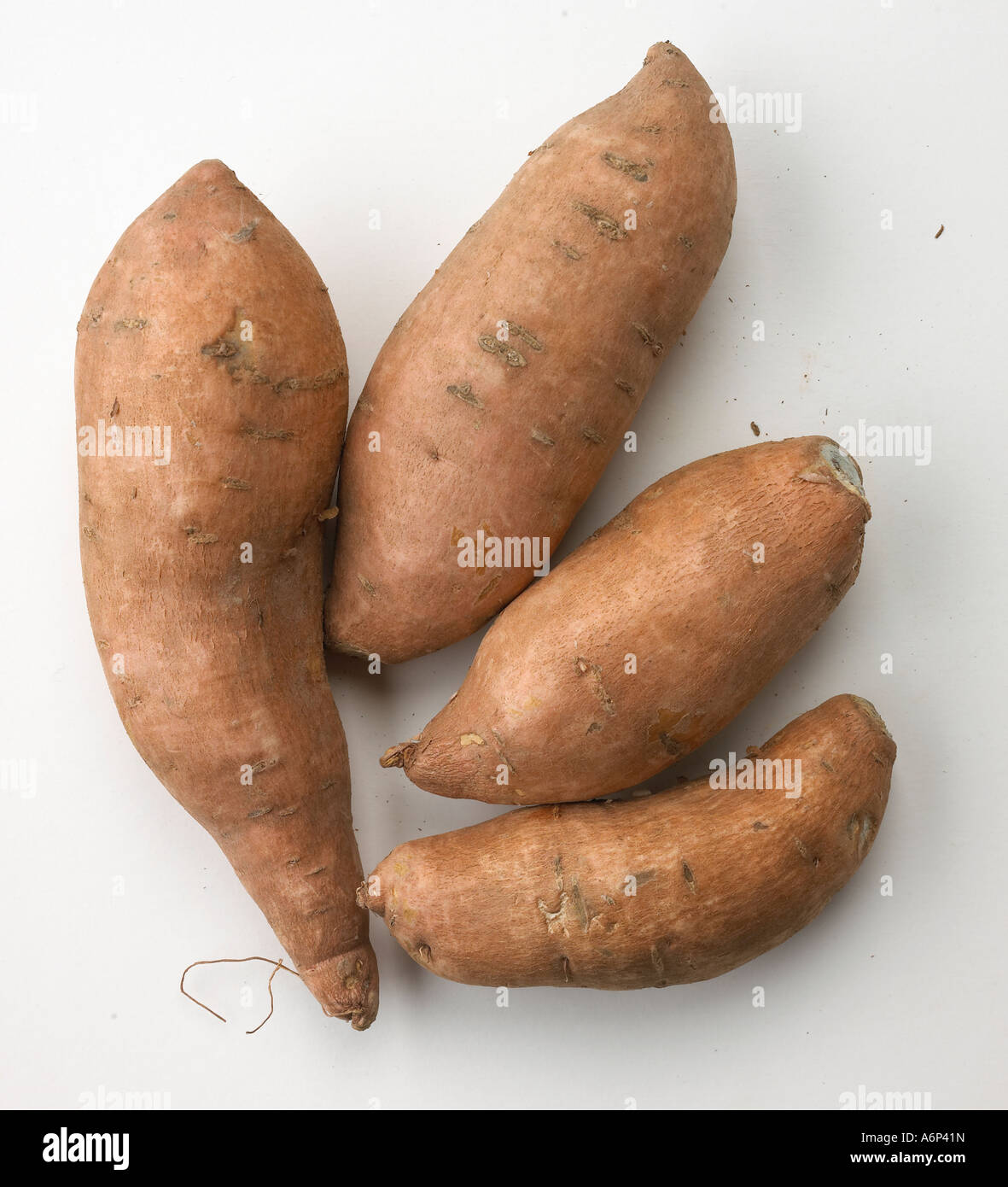 group of sweet potatoes Stock Photo