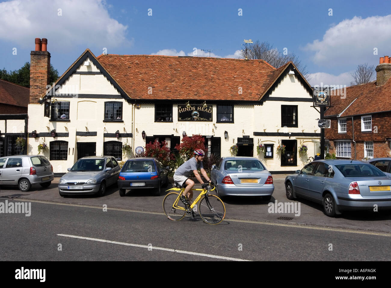 Hinds Head Hotel, Bray, Berkshire, England, United Kingdom Stock Photo