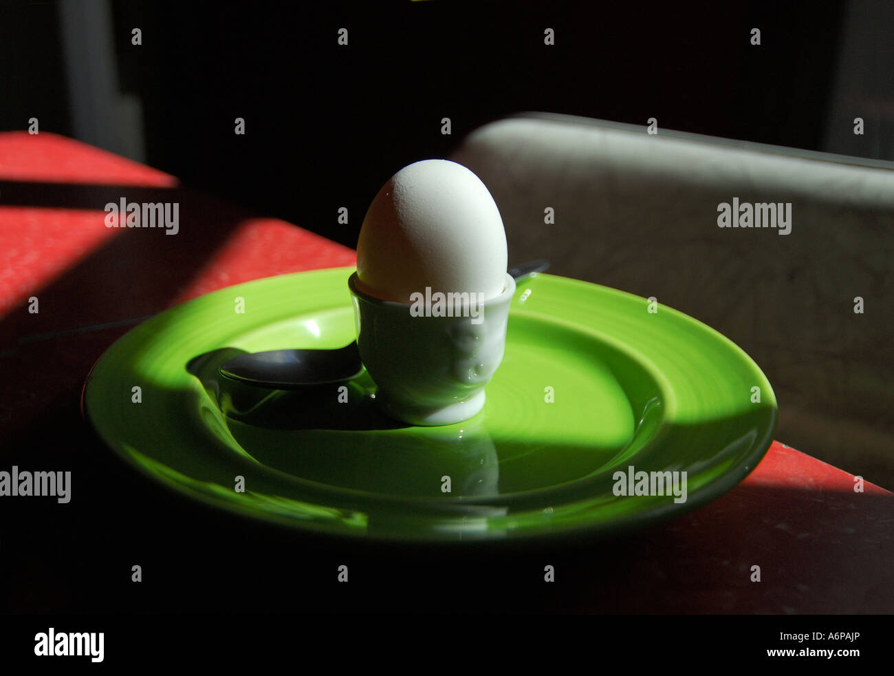 "Boiled egg for breakfast Stock Photo - Alamy