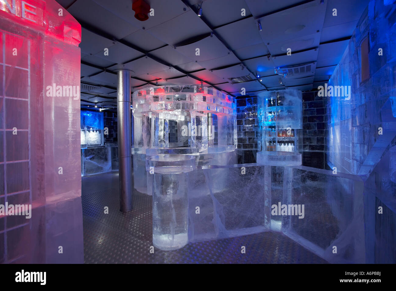 ice bar london Stock Photo Alamy