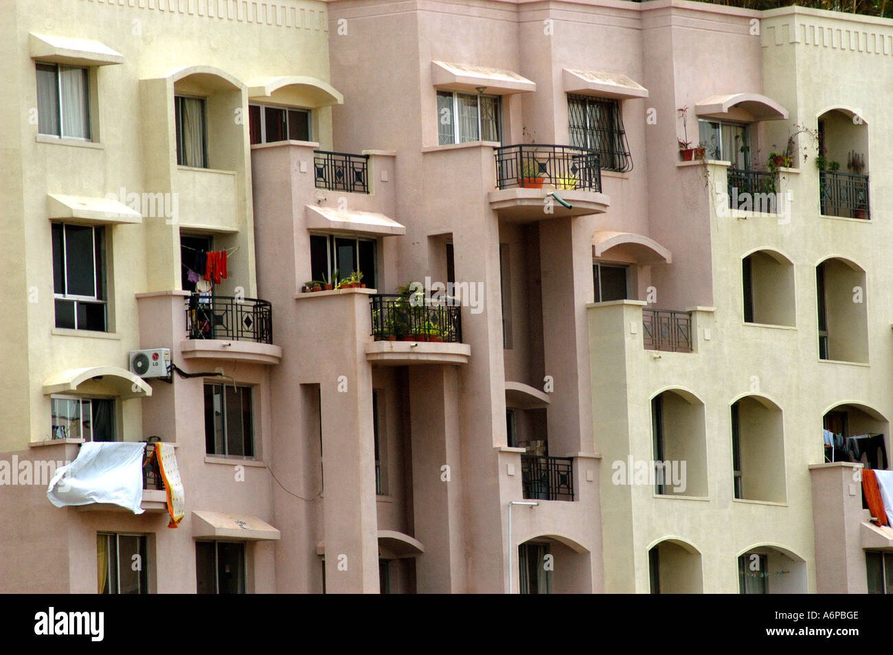 modern multi storied residential complex building in Bangalore city