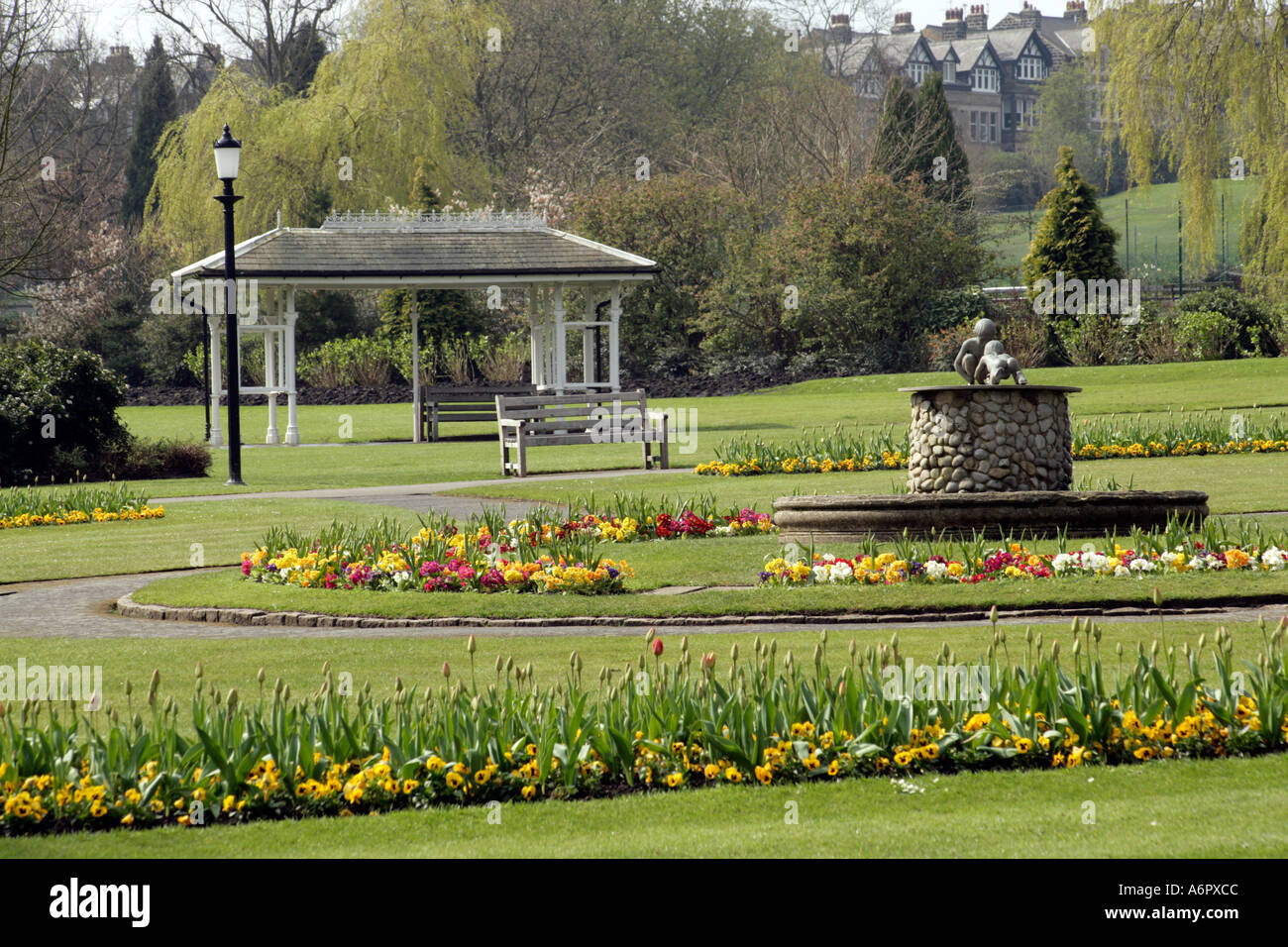 Valley Gardens Harrogate North Yorkshire Stock Photo Alamy