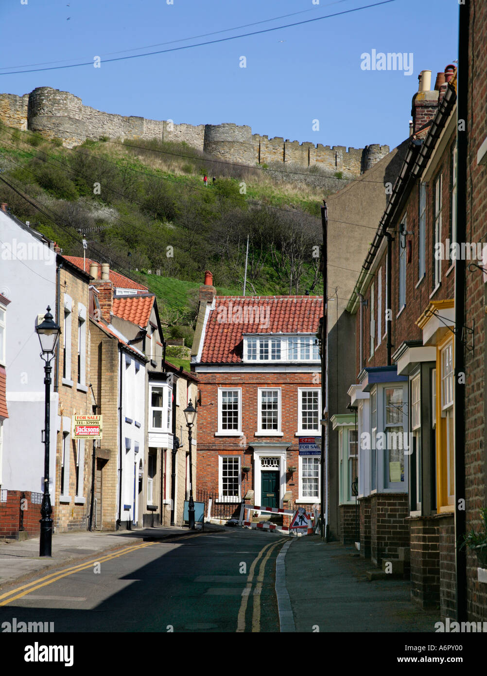 Princess Street Scarborough North Yorkshire One of the old town streets