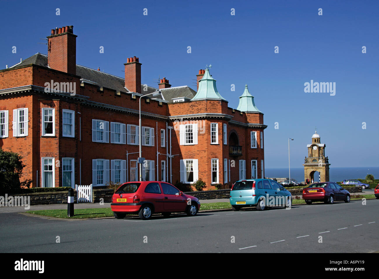 Television s The Royal South Cliff Scarborough Yorkshire Stock Photo