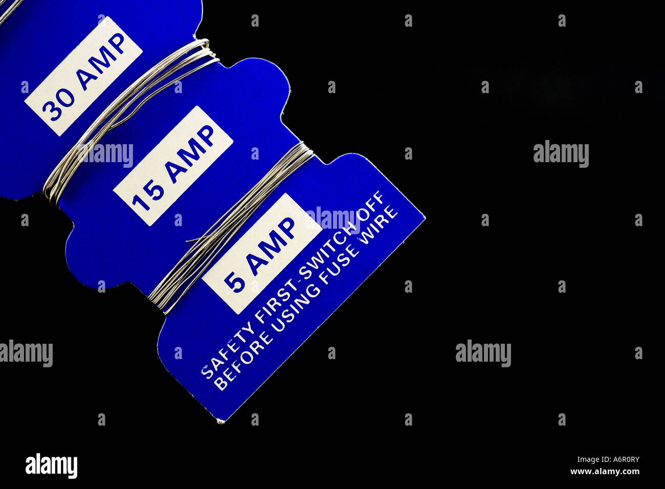 Electrical fuse wire Stock Photo Alamy