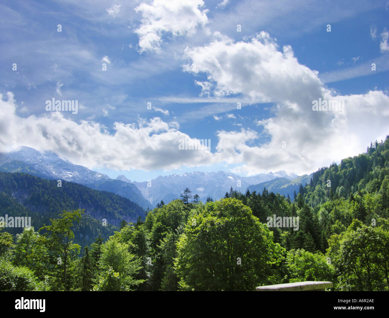 in the bavarian alps KARWENDEL Gebirge Bayerische Alpen  Stock Photo