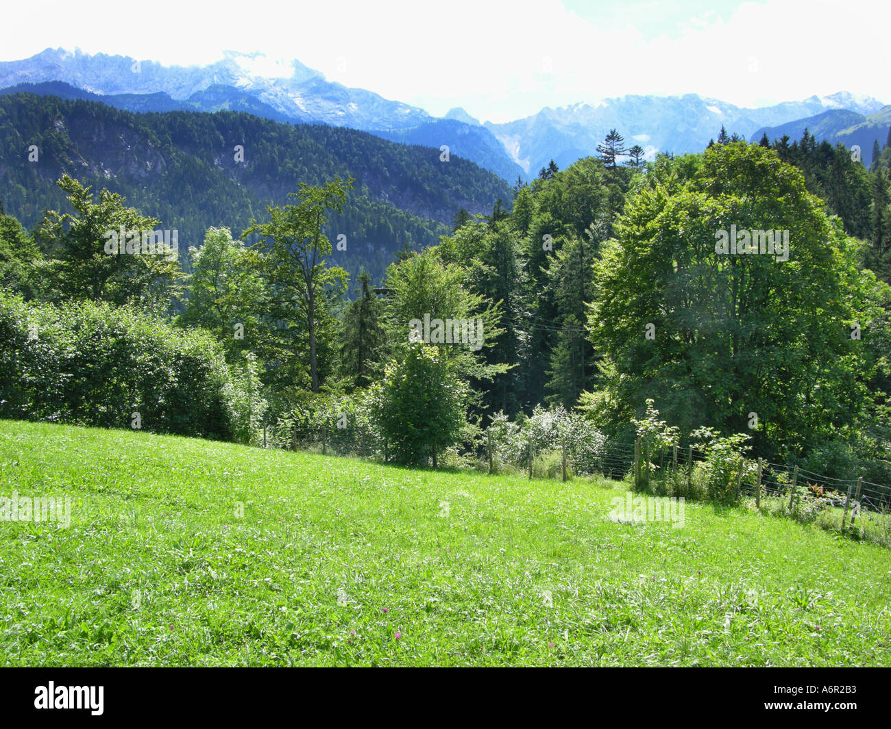 in the bavarian alps KARWENDEL Gebirge Bayerische Alpen  Stock Photo