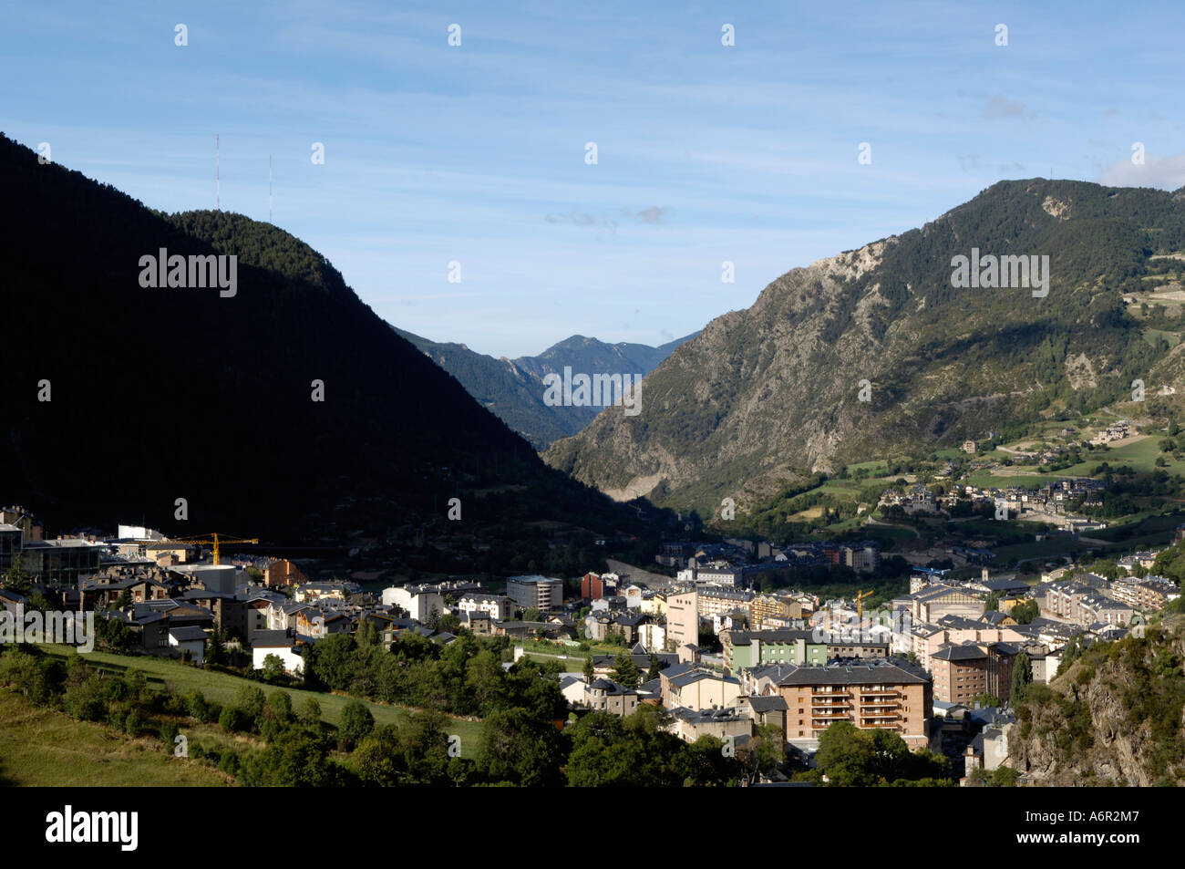 Andorra Encamp, city view Stock Photo