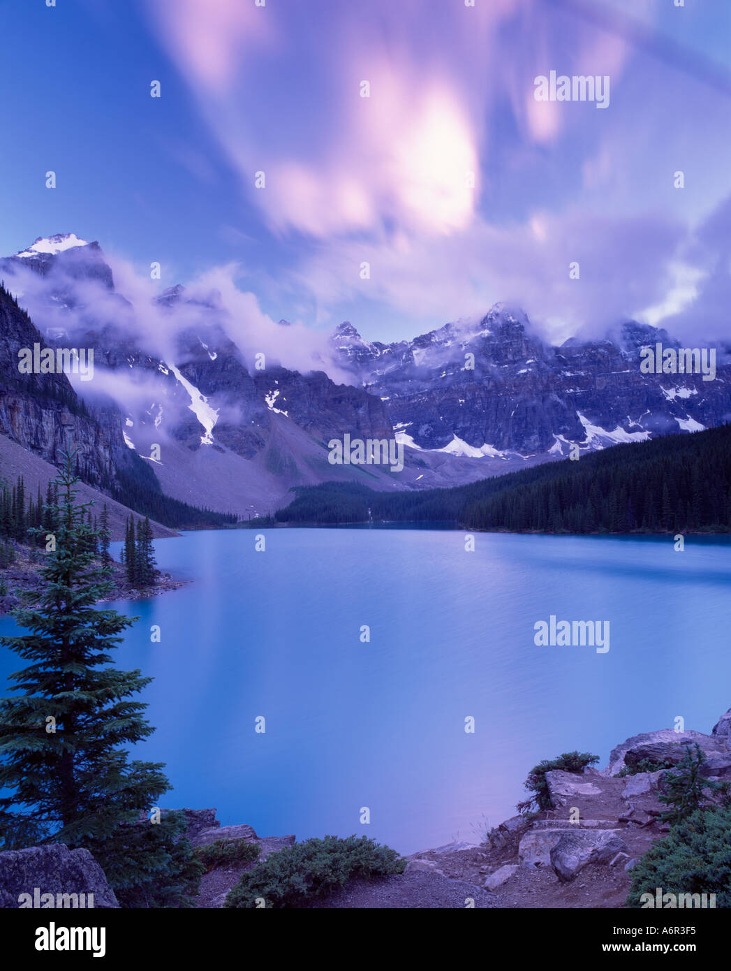 Moraine Lake Banff National Park Canadian Rockies Stock Photo - Alamy