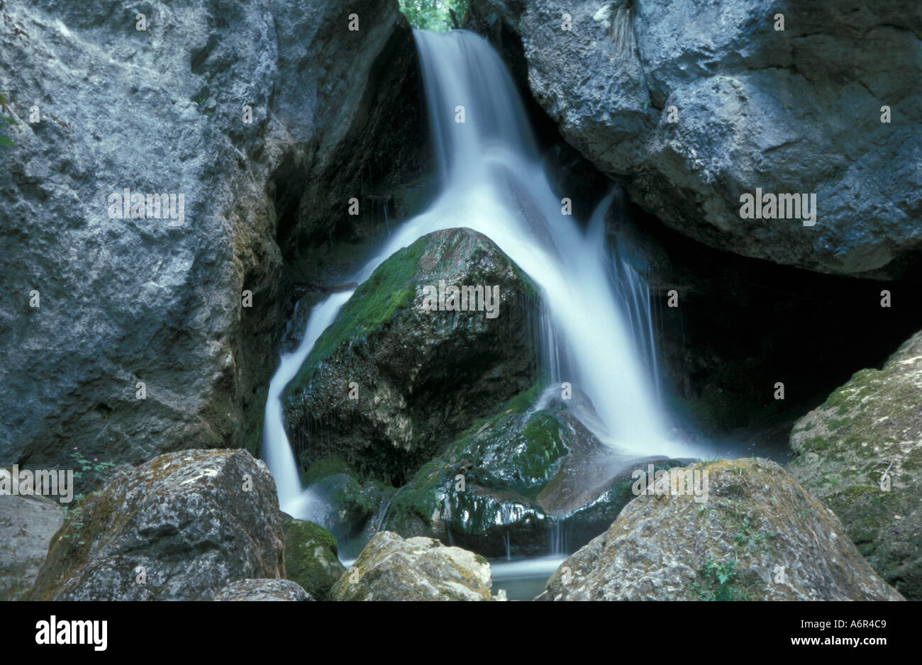 waterfall Myra Falls Stock Photo