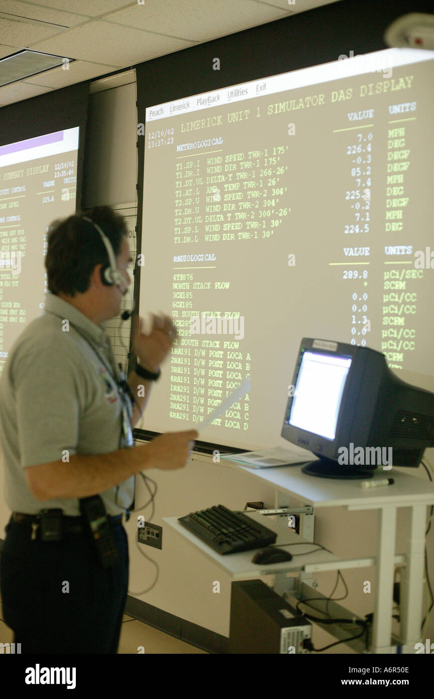 An emergency preparedness drill held at the Excelon Nuclear Generating ...