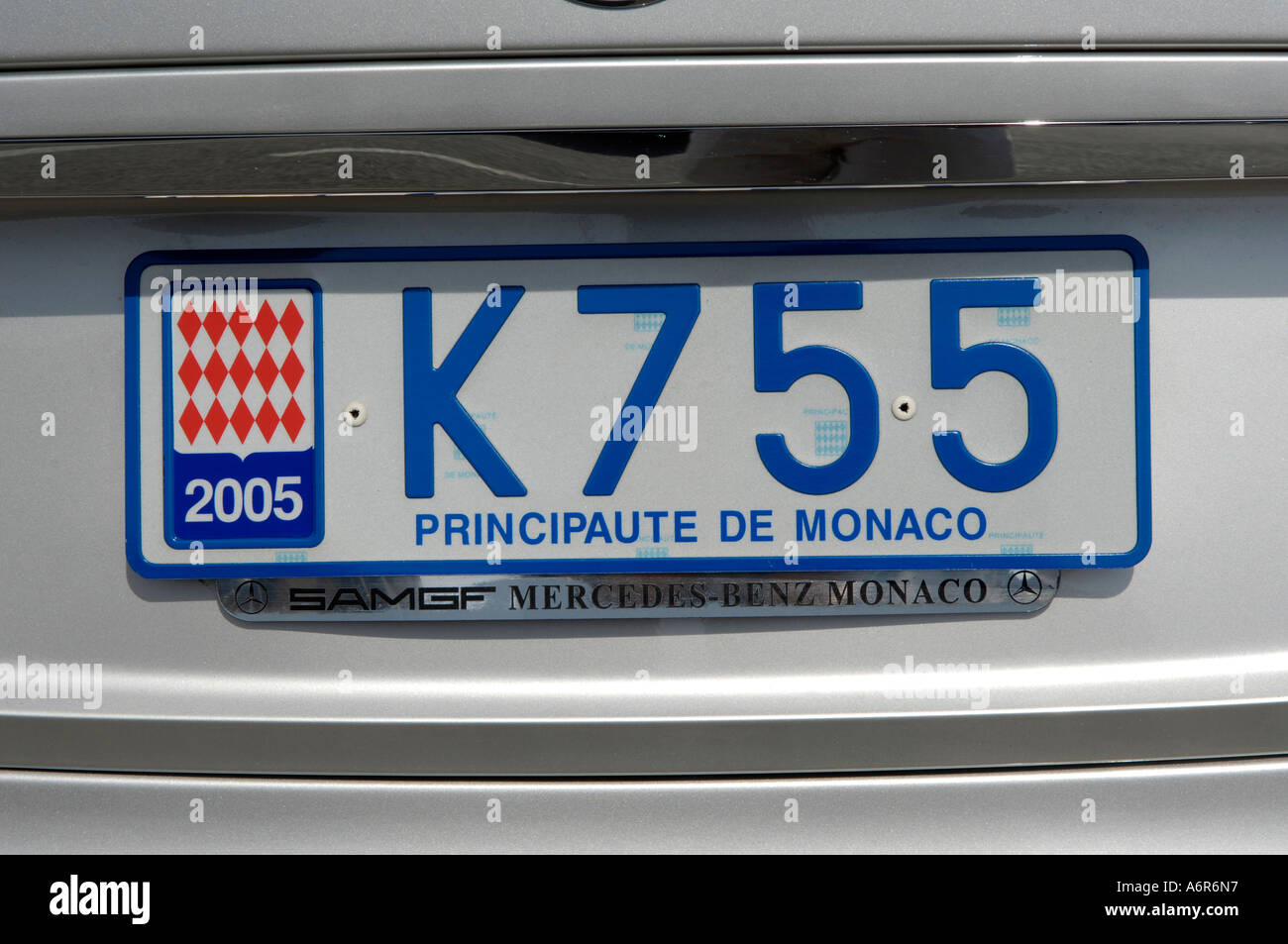 Monaco, number plate Stock Photo - Alamy