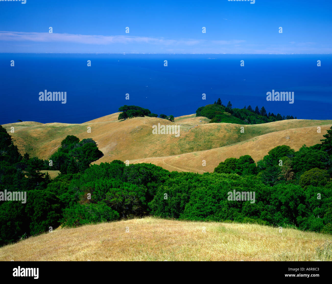 Mt Tamalpais in Marin County California USA Stock Photo