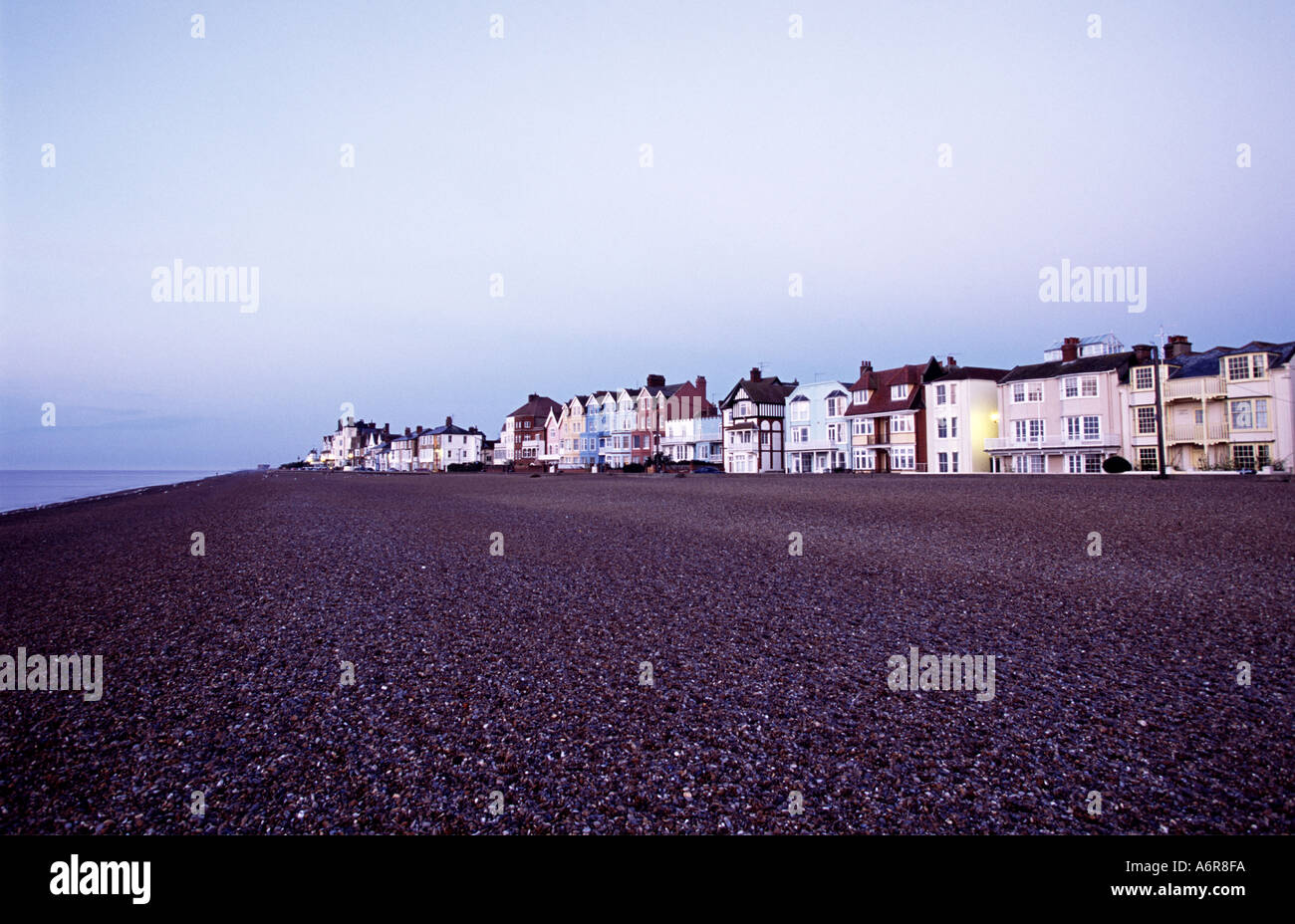 Seaside properties, Aldeburgh, Suffolk, UK Stock Photo Alamy