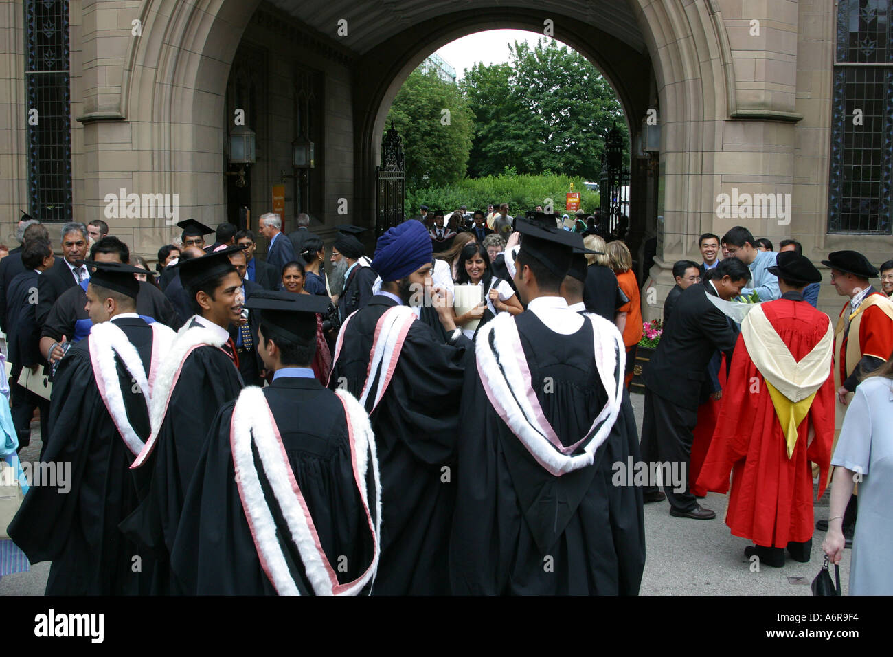 Graduation University of Manchester Manchester UK Stock Photo