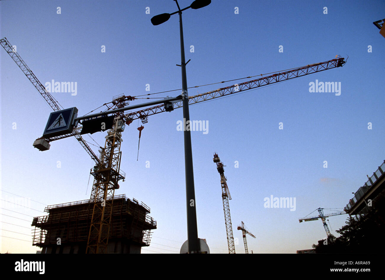 construction lever crowbar crane hoist jack winch windlass Stock Photo