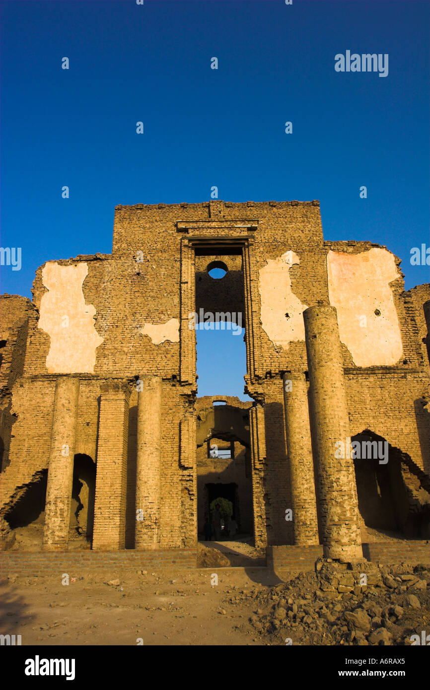 AFGHANISTAN Jalalabad Seraj ul Emorat Light of buildings Palace and