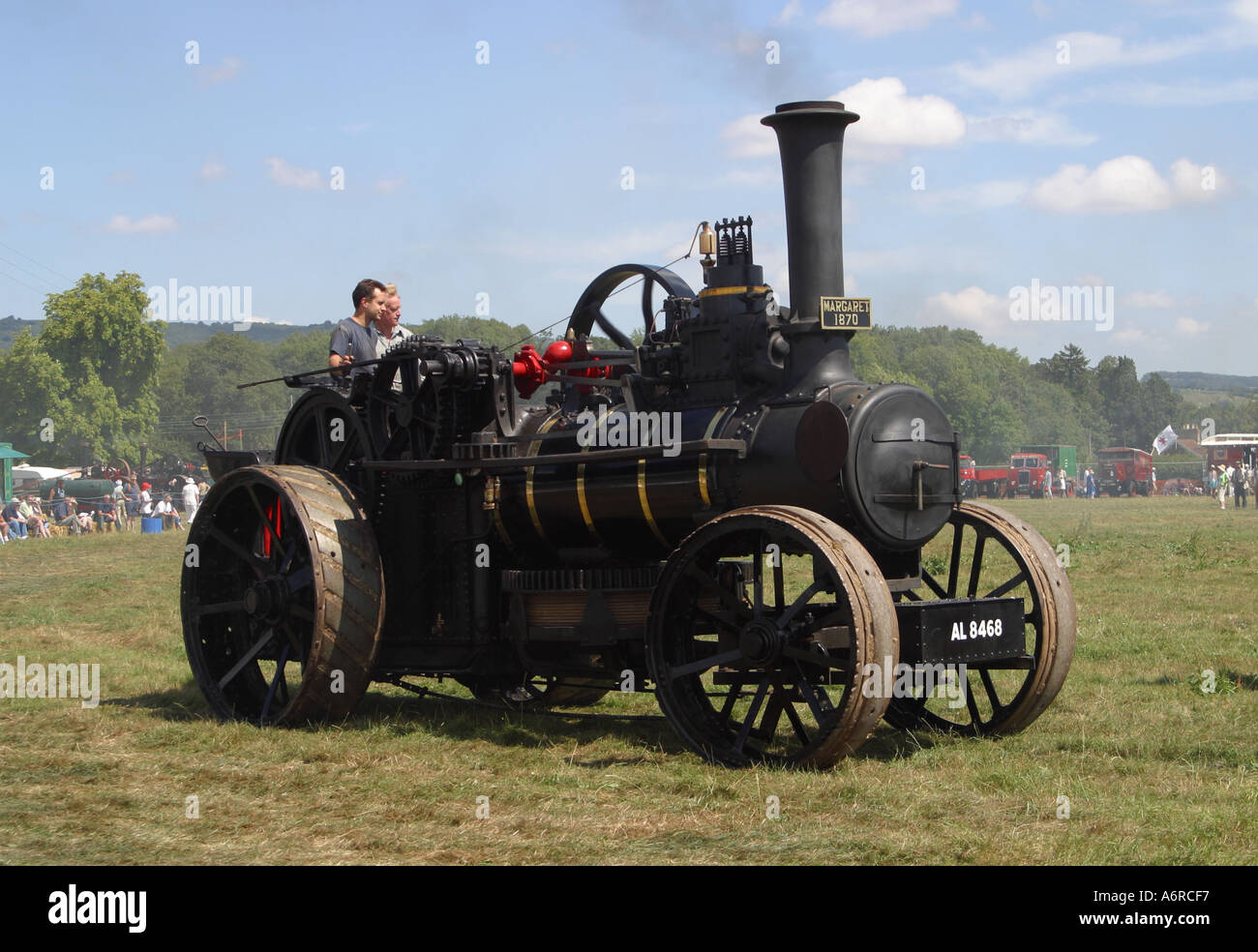 TRACTION ENGINES STEAM RALLEY AT BISHOPS LYDEARD SOMERSET Stock Photo