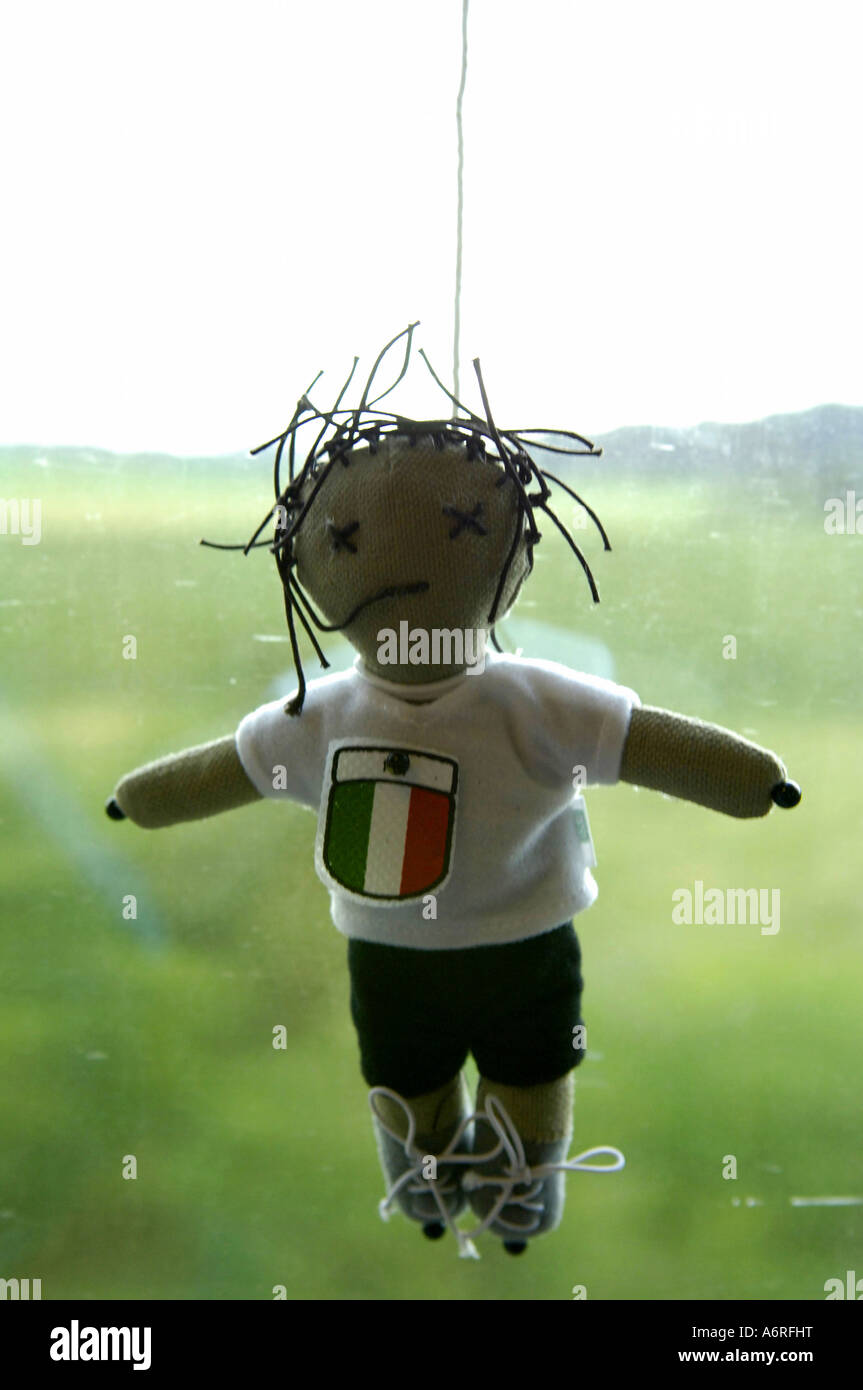 Italy Italian Voodoo Doll Football Superstition Occult Humour Comic Fun Soccer Sport Stock Photo Alamy