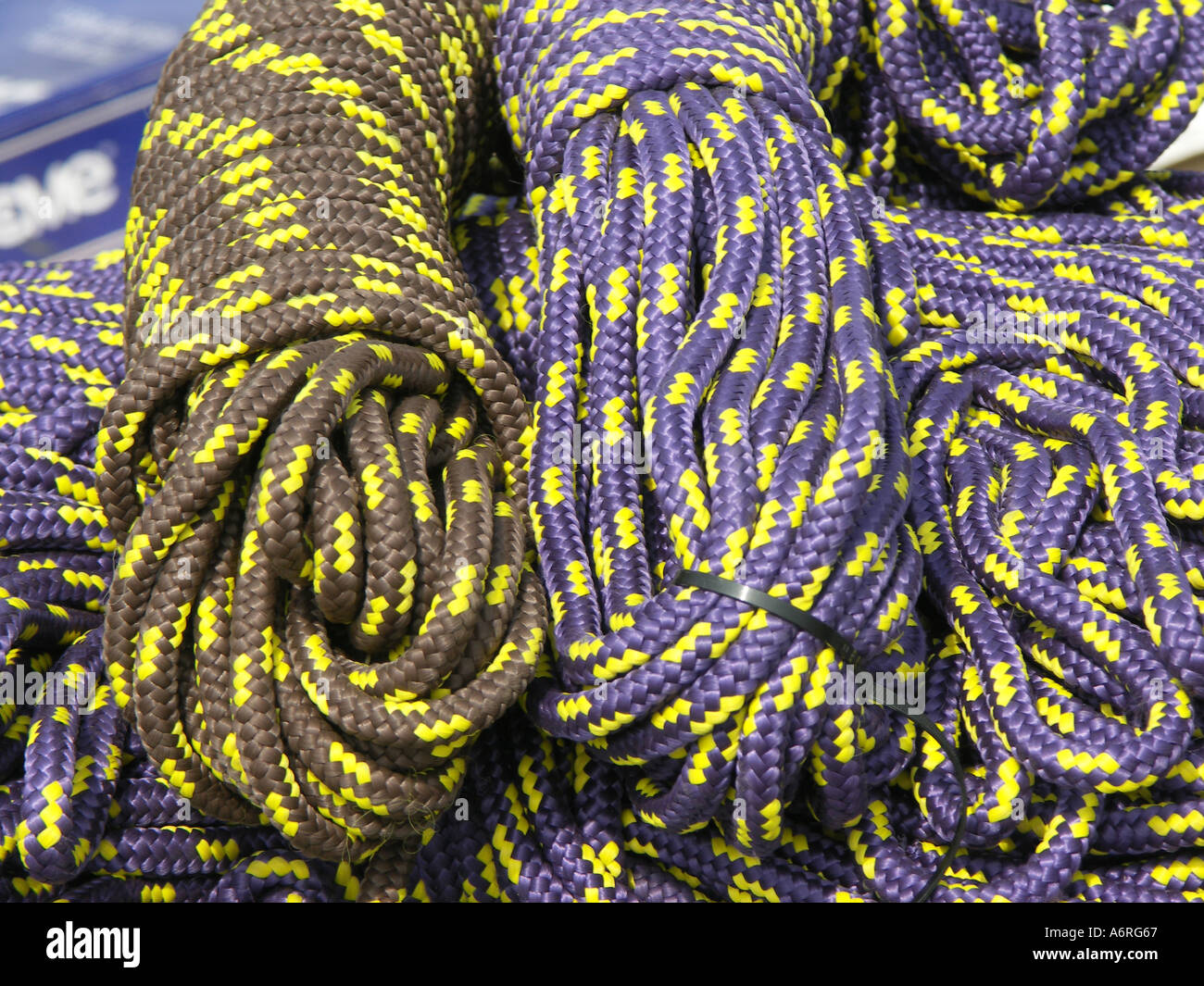 Bundles of Rope Stock Photo