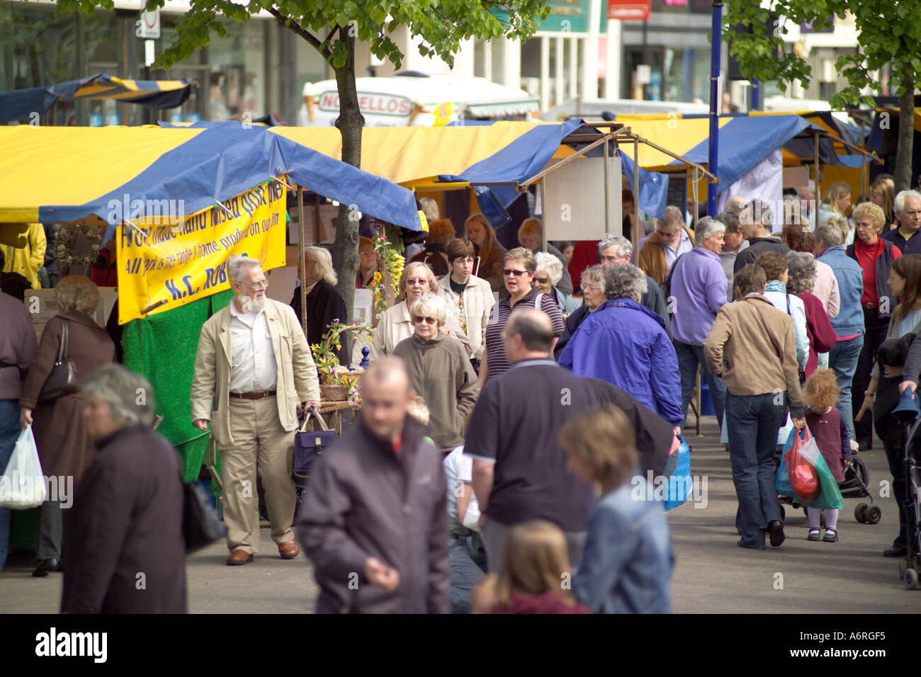 Farmers Market St Albans Hertfordshire Stock Photo Alamy