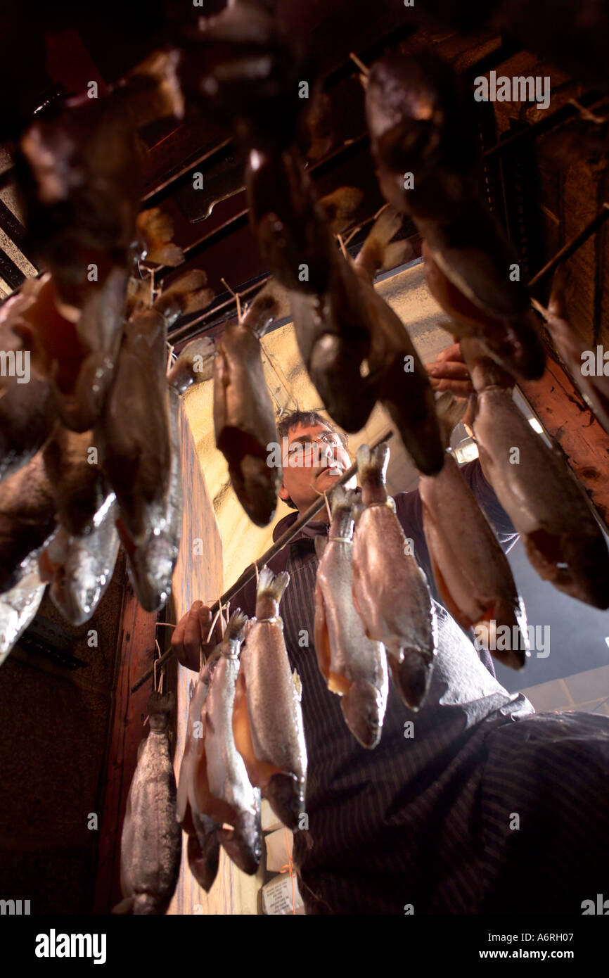 A man smoking fish hires stock photography and images Alamy