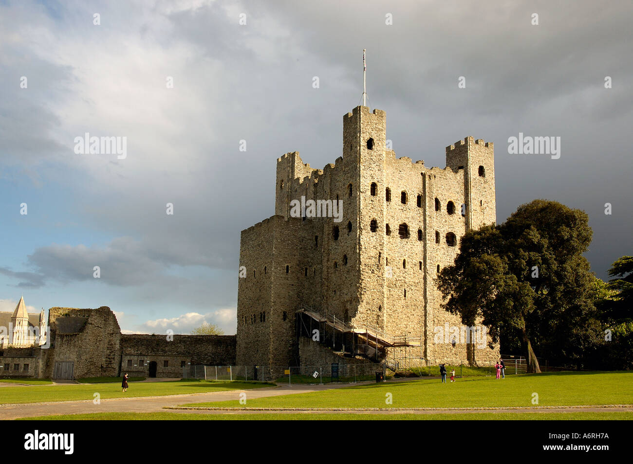 Rochester Castle Kent England Stock Photo - Alamy