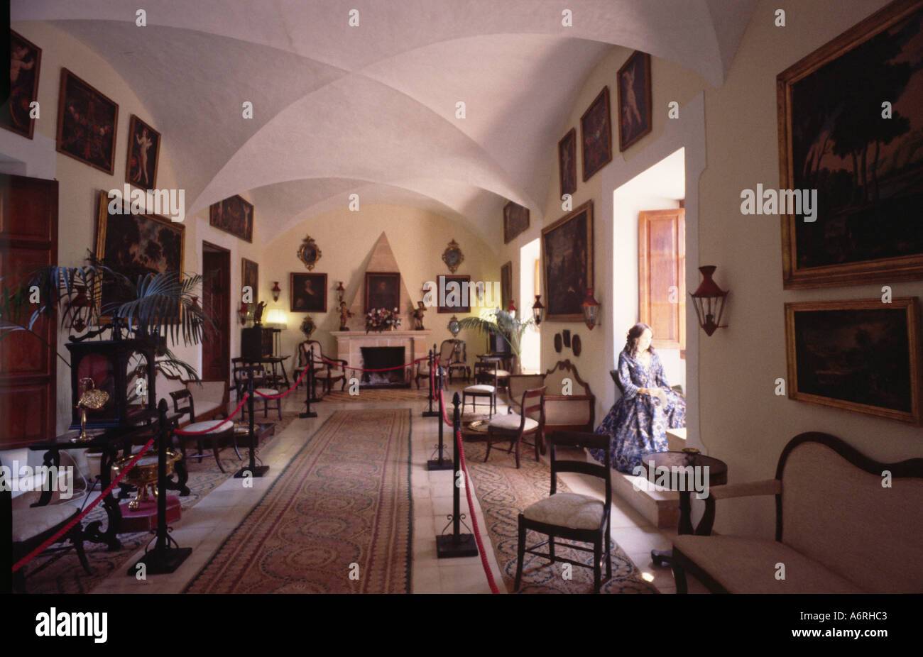 Spanish grand farm estate house hacienda in Mallorca Majorca drawing