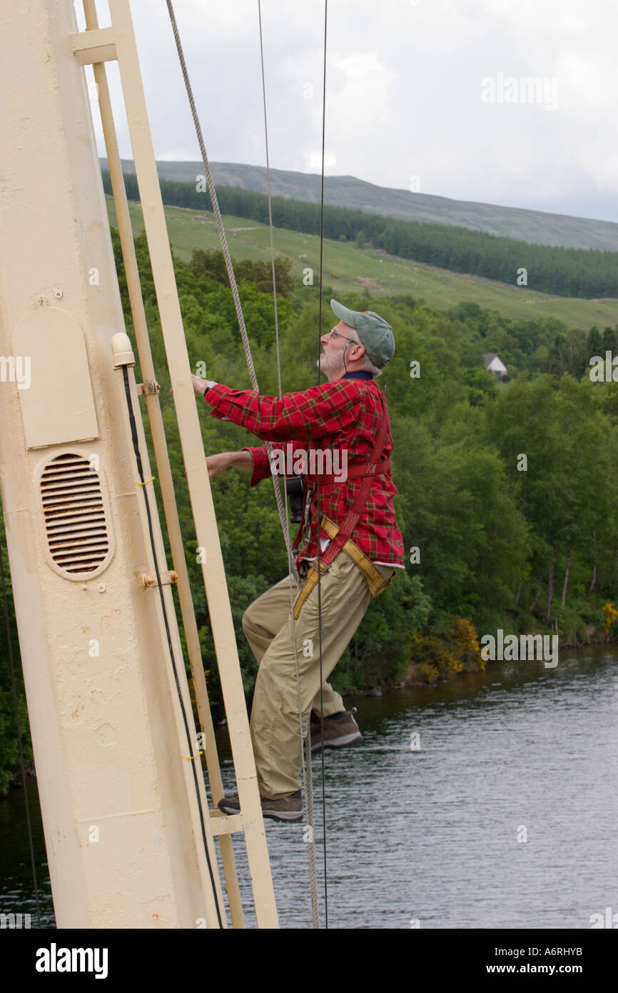 Ladder sky climb hi-res stock photography and images - Alamy