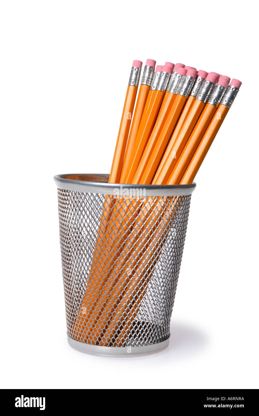 School Pencils Stock Photo
