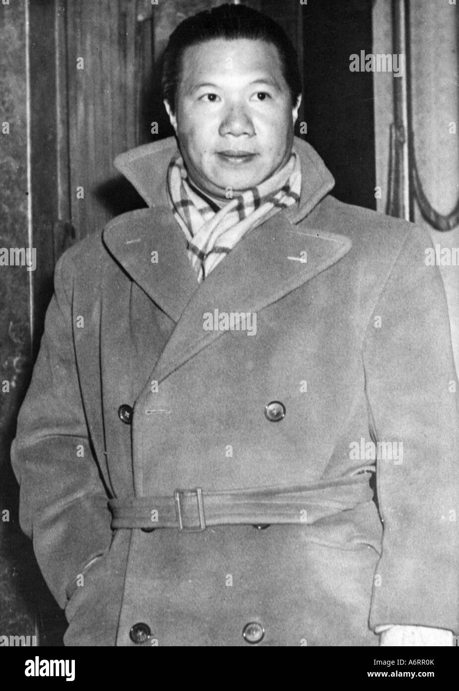 Bao Dai, 22.10.1913 - 31.7.1997, Emperor of Vietnam 1926 - 1945, Head of State of the Republik of Vietnam 1949 - 1954, portrait, Stock Photo