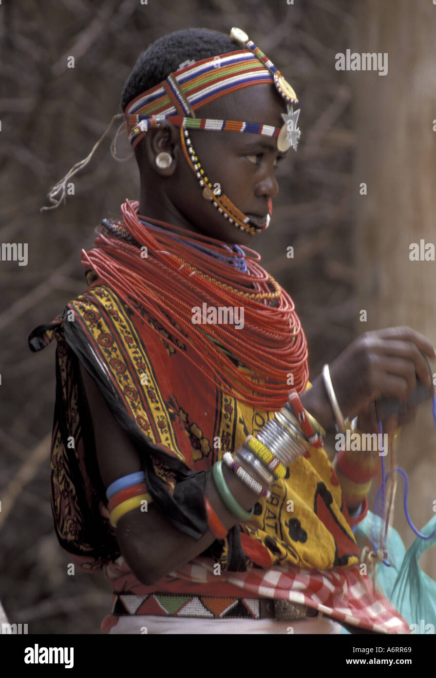 African tribe in tribal garb hi-res stock photography and images - Alamy
