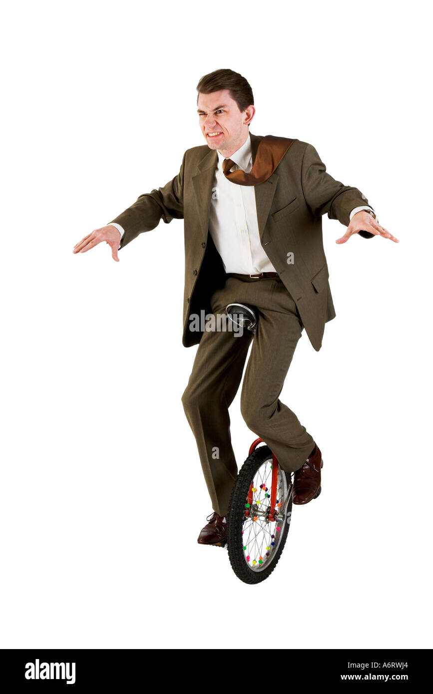 Unicycle tricks Cut Out Stock Images & Pictures Alamy