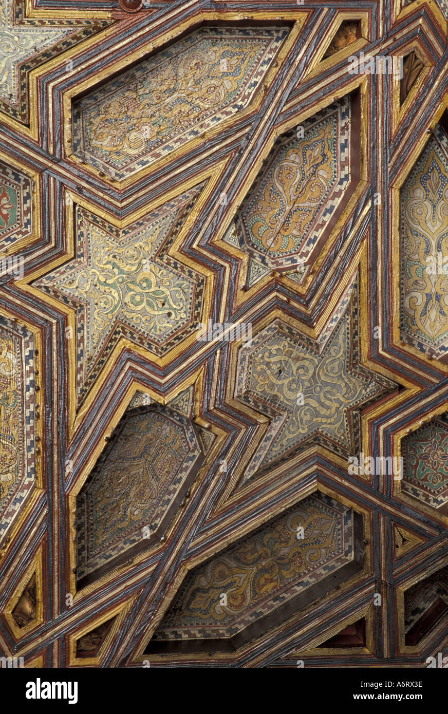 Africa, Morocco, Intricate ceiling design Stock Photo - Alamy