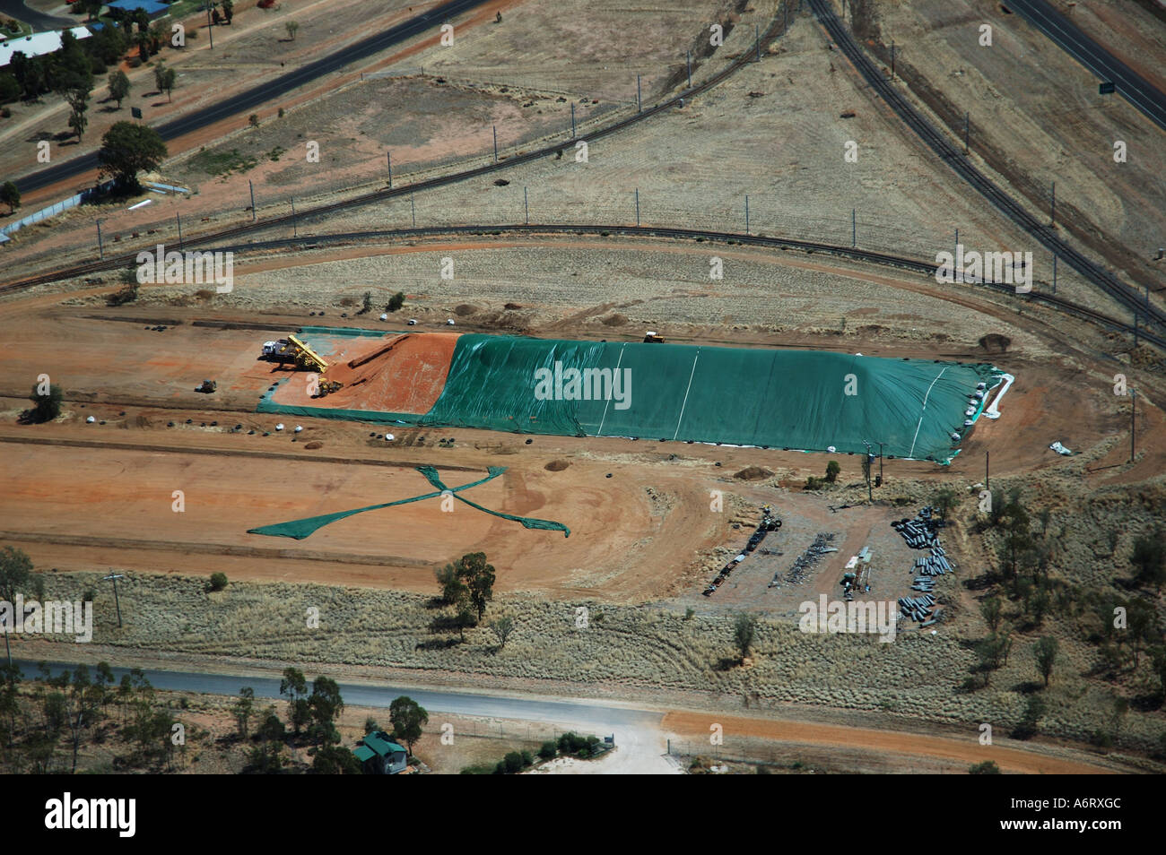 temporary grain storage facility Emerald Queensland Australia