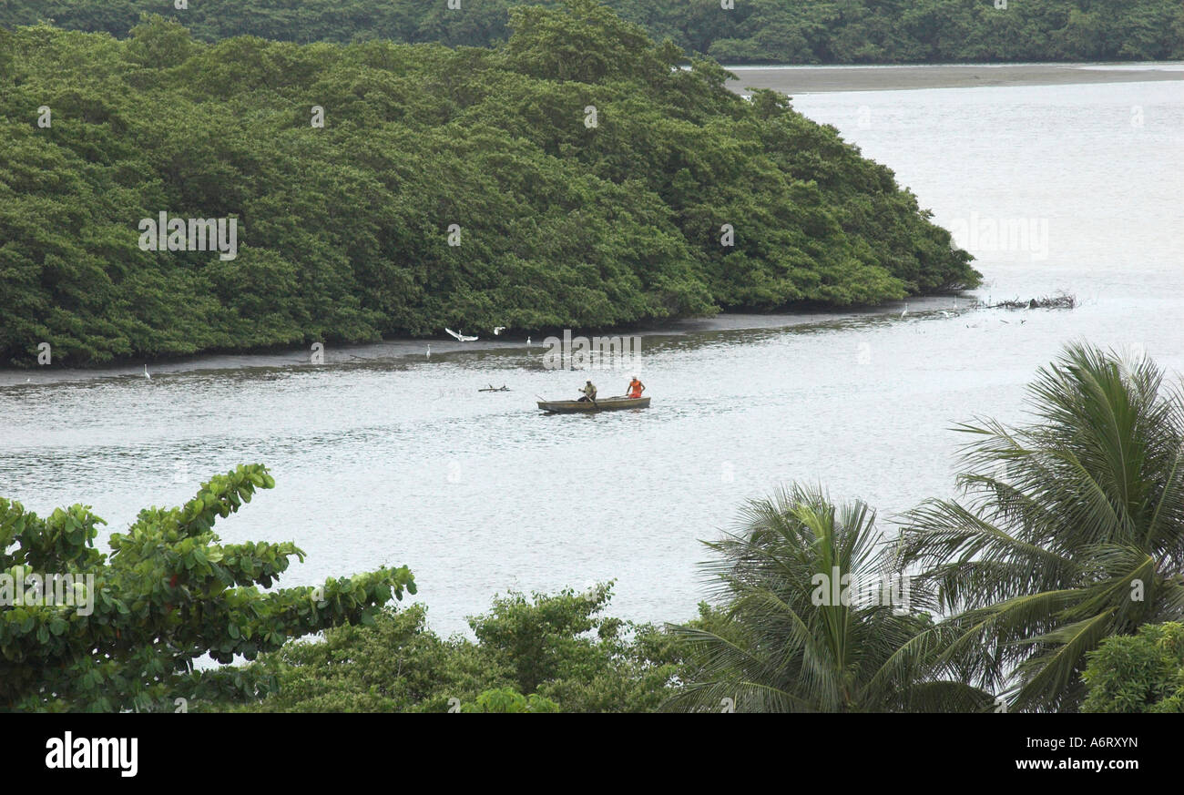 River at Joao Pessoa Paraiba Brazil South America Stock Photo