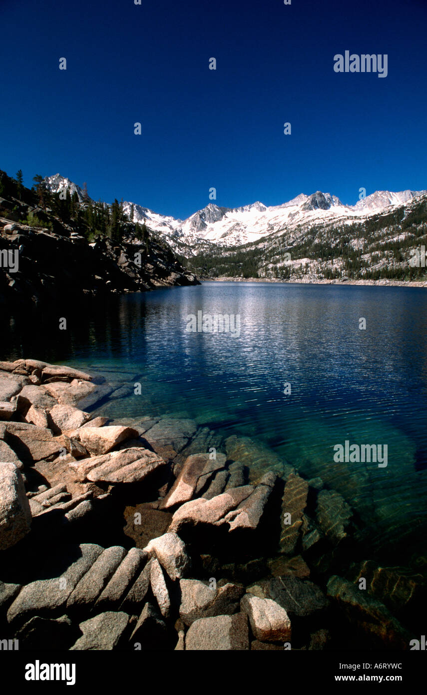 South Lake Sierra Nevada Mountains near California Stock Photo