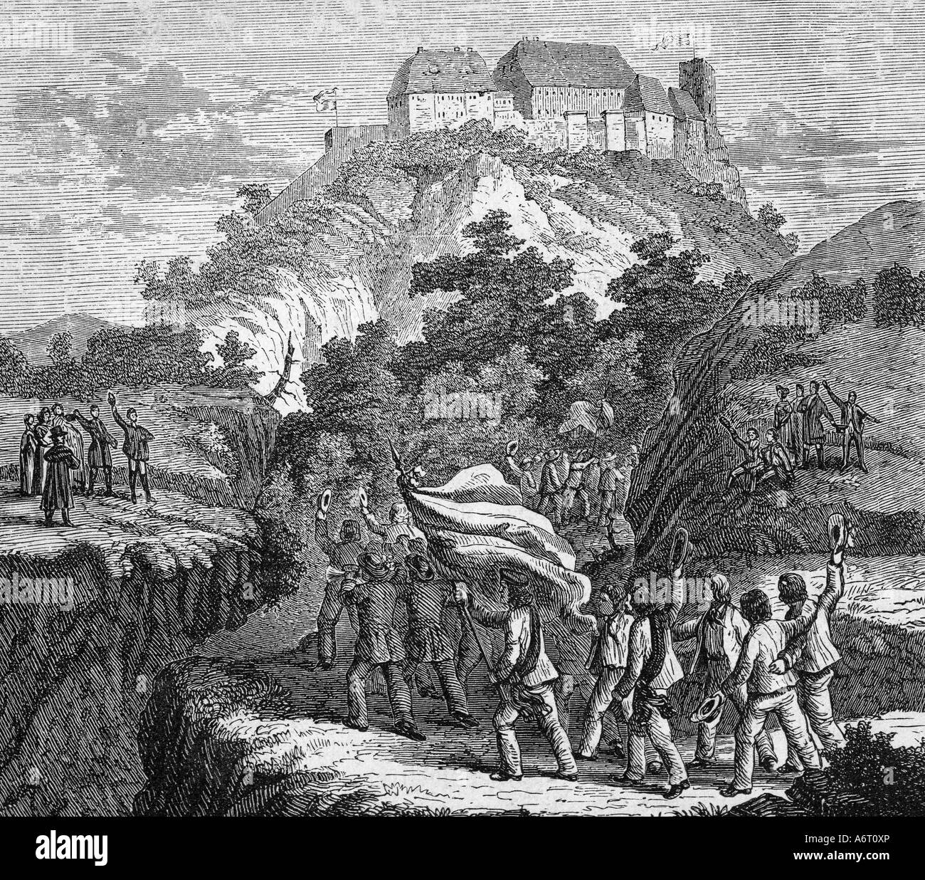 event, Wartburg Festival, 18.10.1817 Stock Photo Alamy