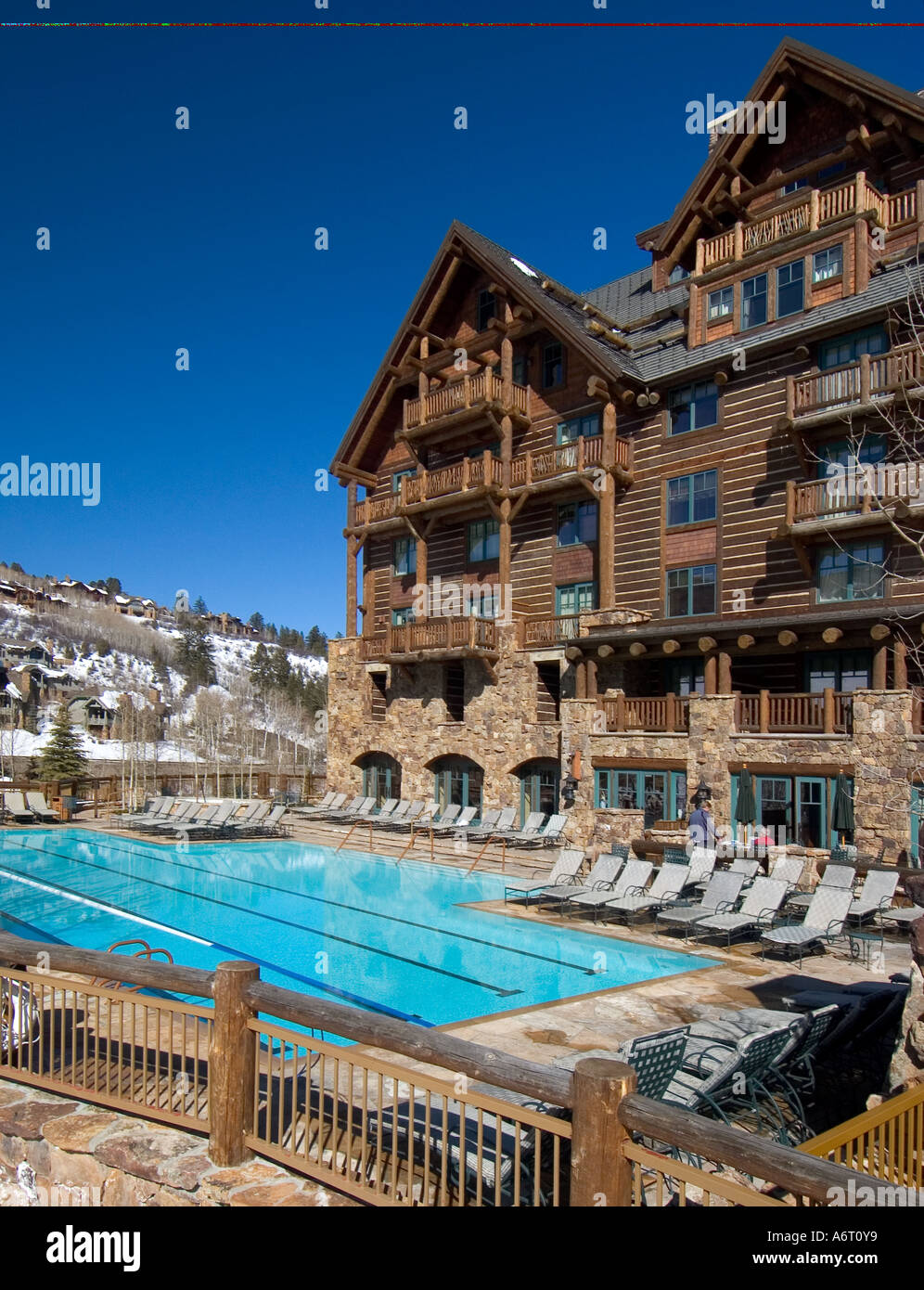 Ritz Carlton Bachelor Gulch Colorado Stock Photo Alamy