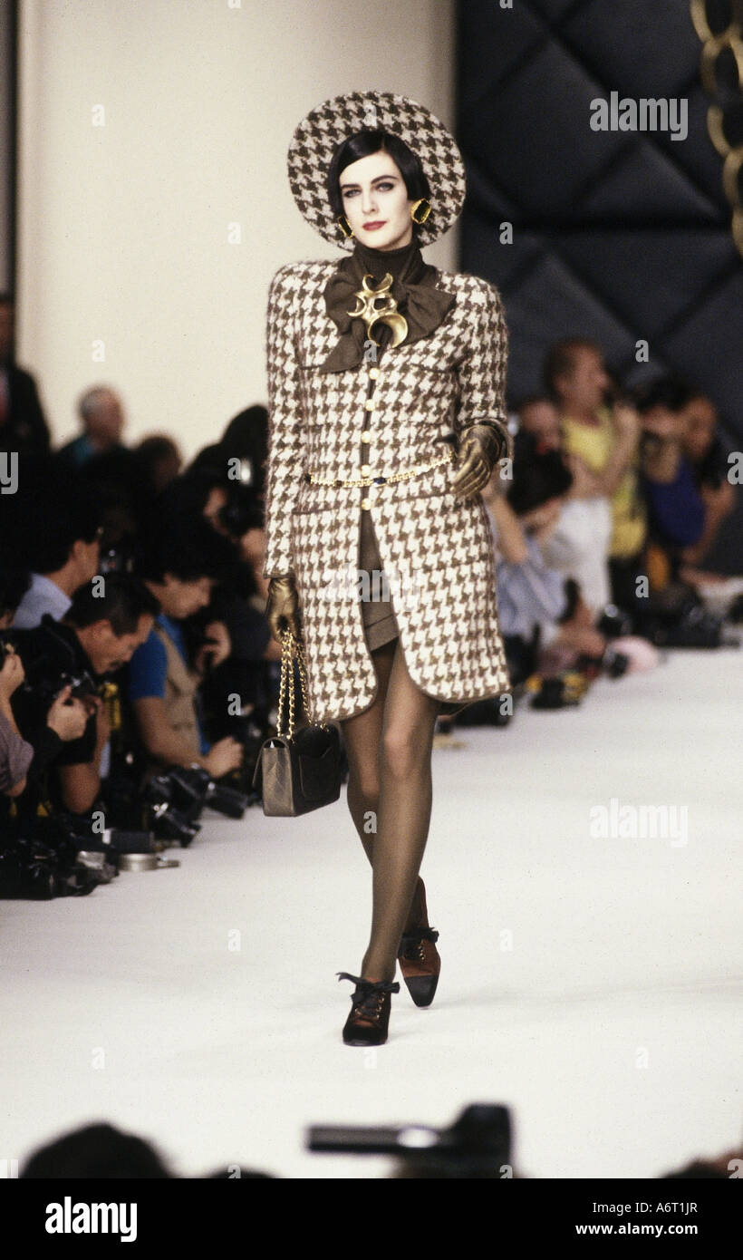 fashion, 1990s, mannequin, full length, wearing cardigan, catwalk ...